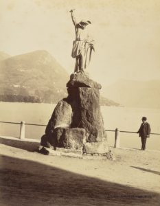46 - GOTTHARDBAHN - Lugano statua del Tell di Vincenzo Vela